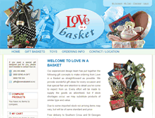 Tablet Screenshot of loveinabasket.co.nz